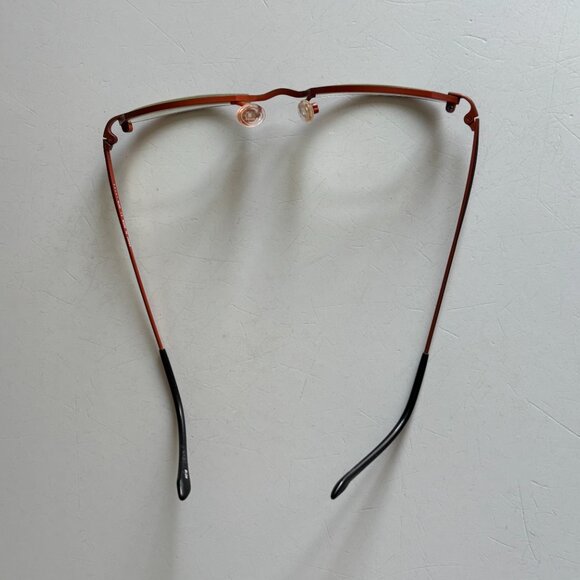 Bevel Eyewear 8516 Storm Titanium Frames – Black/Rust Orange – Handmade in Japan - Picture 3 of 5